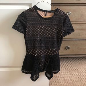 BCBG Max Azria black top XXS